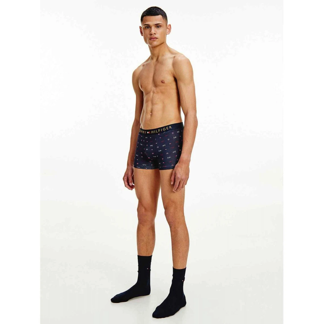 Set Boxer Logote & Paire De Chaussettes - Bleu Tommy Hilfiger Underwear 4 Set Boxer Logote & Paire De Chaussettes - Bleu Tommy Hilfiger Underwear – Image 2