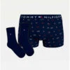 Set Boxer Logote & Paire De Chaussettes - Bleu Tommy Hilfiger Underwear -MenCorner Boutique tommy hilfiger underwear set boxer logote et paire de chaussettes 3232797 1140x1140