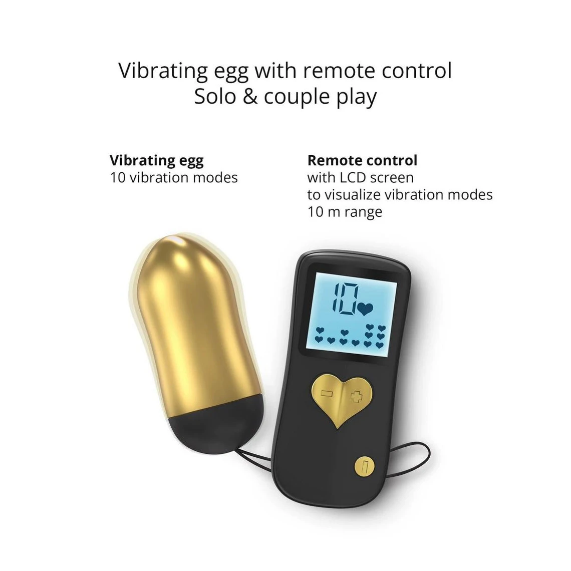 ?Uf Vibrant Télécommandé Cry Baby - Gold Love To Love 4 ?Uf Vibrant Télécommandé Cry Baby - Gold Love To Love – Image 2