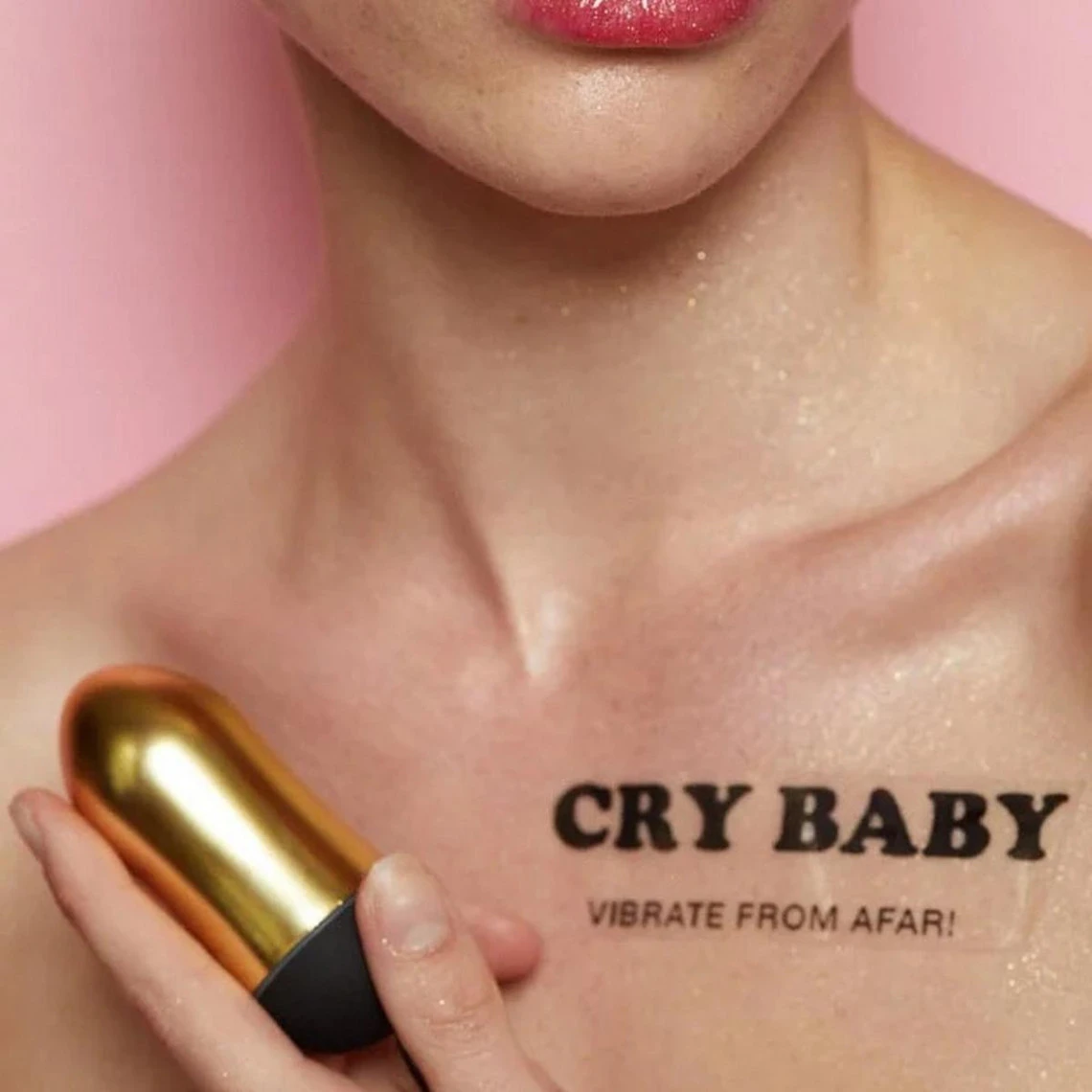 ?Uf Vibrant Télécommandé Cry Baby - Gold Love To Love 6 ?Uf Vibrant Télécommandé Cry Baby - Gold Love To Love – Image 4