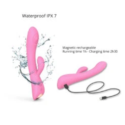 Vibromasseur/Rabbit Bunny & Clyde - Pink Passion Love To Love -MenCorner Boutique vibromasseurrabbit bunny et clyde pink passion 3454164 2 1140x1140