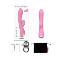 Vibromasseur/Rabbit Bunny & Clyde - Pink Passion Love To Love -MenCorner Boutique vibromasseurrabbit bunny et clyde pink passion 3454164 3 1140x1140