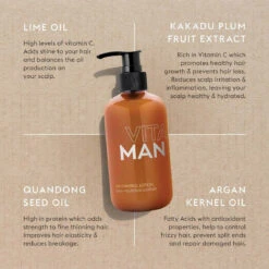 Lotion Régulatrice Capillaire Vegan 250 Ml -MenCorner Boutique vitaman lotion regulatrice capillaire vegan 55525 4 1140x1140