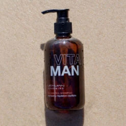 Shampoing Régulation Capillaire Vegan 250 Ml -MenCorner Boutique vitaman shampoing regulation capillaire vegan 55524 4 1140x1140