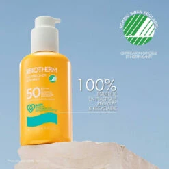 Biotherm Lait Protection Solaire SPF50 Waterlover - Ecologique, Résistant à L'eau 200 Ml -MenCorner Boutique waterlover lait protection solaire spf50 ecologique resistant a leau haute spf30 223894 3 1140x1140
